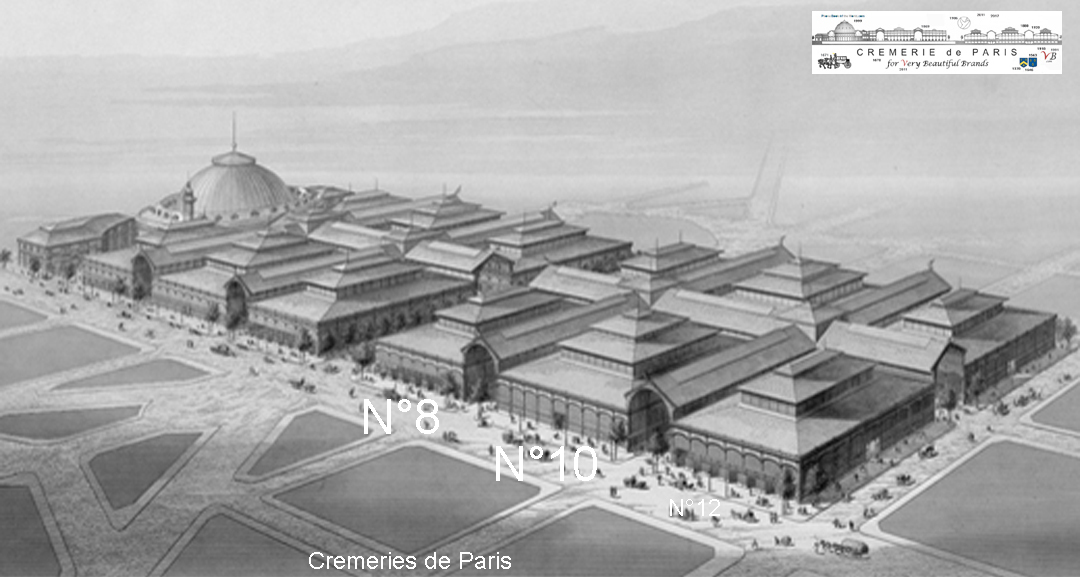 The Pavillons Baltard all in steel and glass, an idea of Empress Eugenie