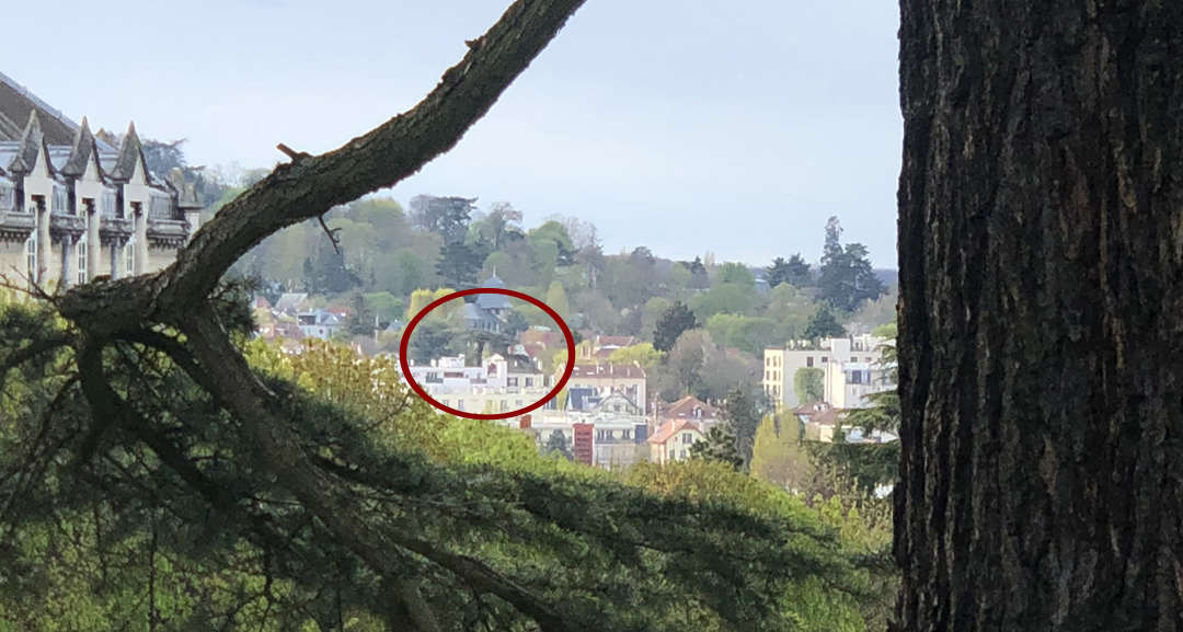 view on the former property of the General Jacqueminot